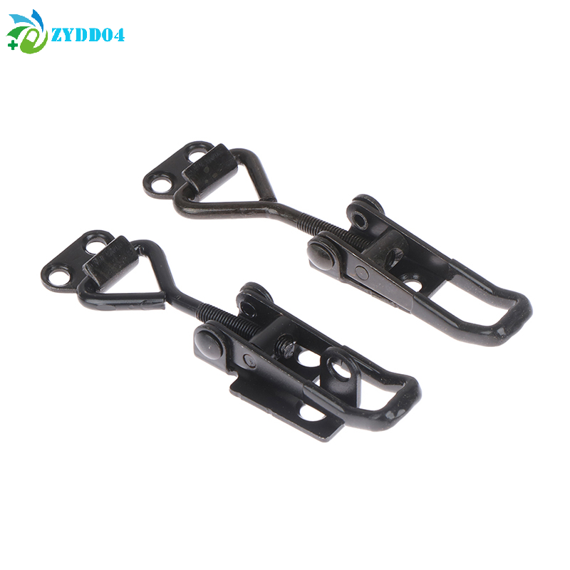 Furniture Hardware Manufacturer - ●2Pcs Black Adjustable Toggle Latch Catch,