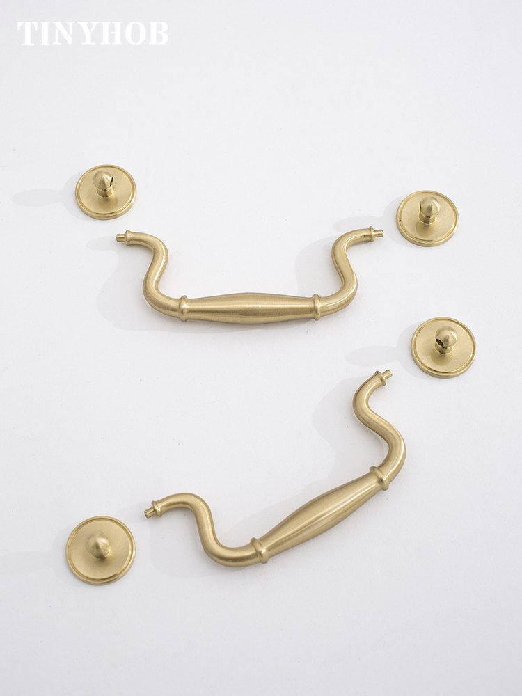 Luxury Vintage Solid Brass Dro - Furniture Hardware Drop Pulls recension och pris