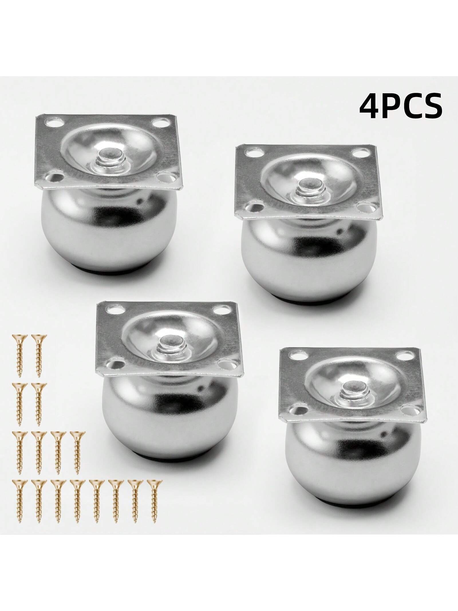 [4 Pieces of Metal Furniture L - Cabinet Hinge Overlay recension och pris