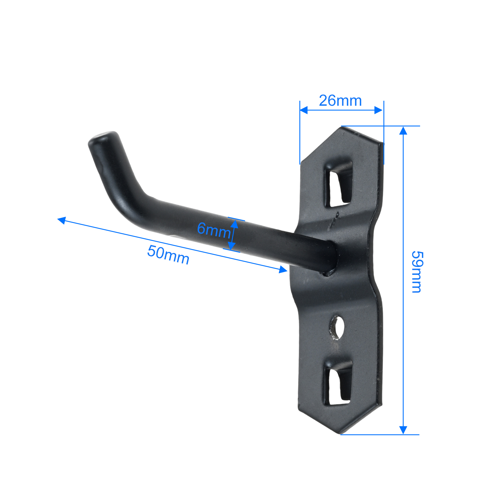 10Pcs/set 50mm Black Hole Boar - Furniture Hardware Fitting recension och pris