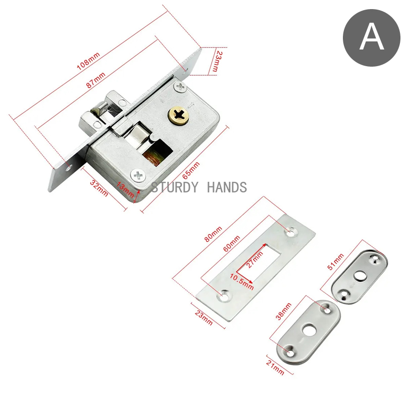 Alloy pin lock sliding door in - Furniture Hardware Fitting recension och pris
